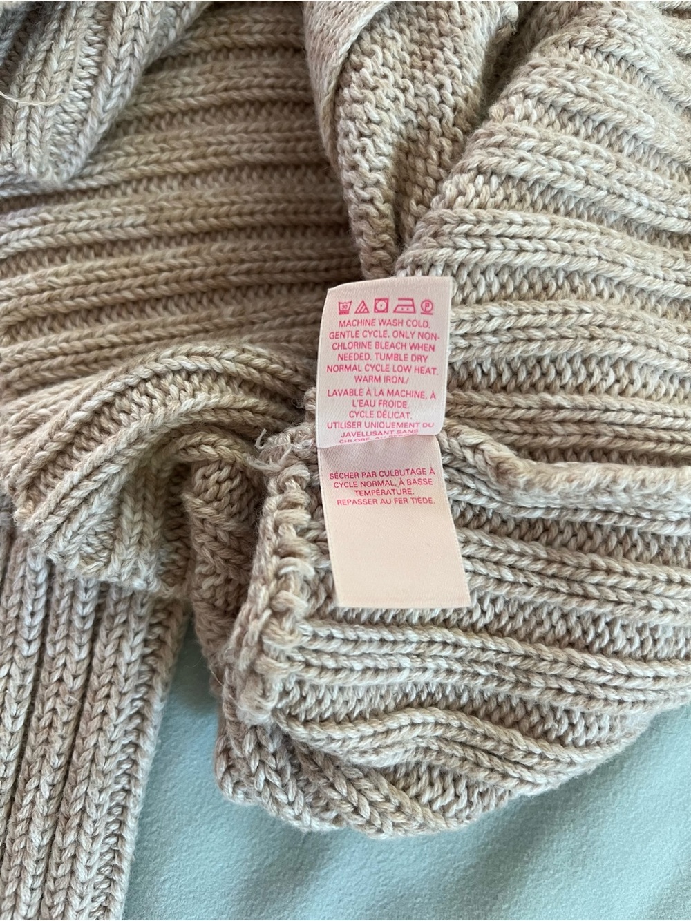 Victoria's Secret Y2K Zip Knit Sweater ecru | Size S - Picture 6 of 7